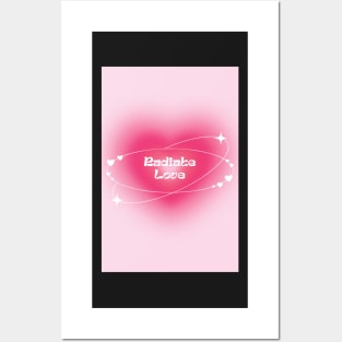 Radiate Love Pink Heart Aura Posters and Art